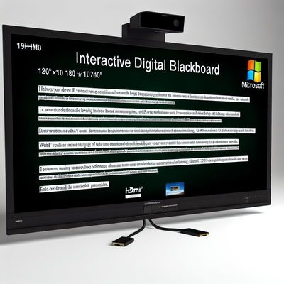 1920*1080 Resolution Interactive Digital Blackboard with HDMI Input and Wide 178° Viewing Angle